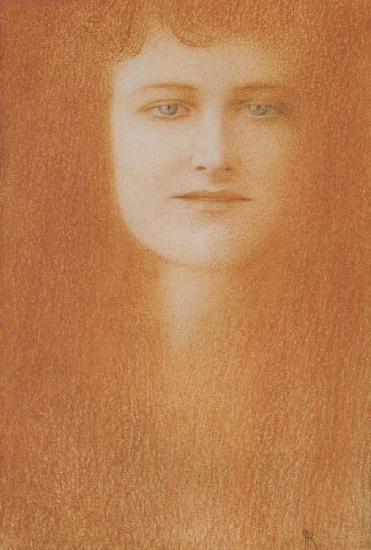 Fernand Khnopff Study of A woman oil painting image
